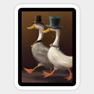 Two ducks Sticker